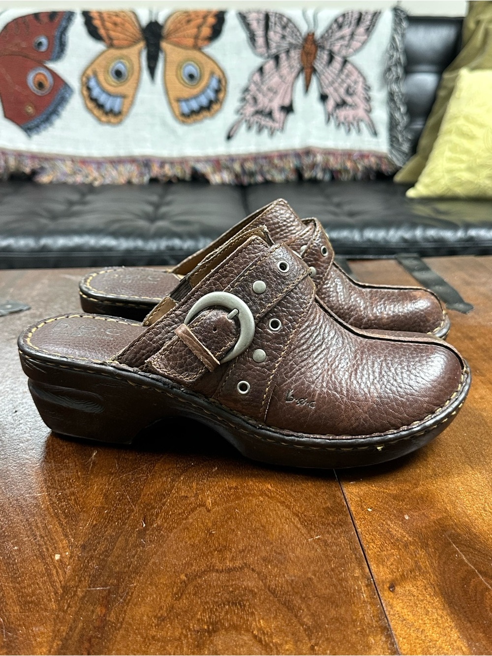 Women's BOC Leather Slip-On Mule